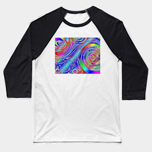 Rainbow abstract Baseball T-Shirt